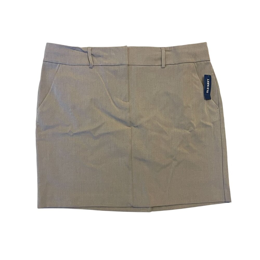 Old Navy Stretch‎ Pencil Skirt with Pockets, Zipper and Hidden Button Closure